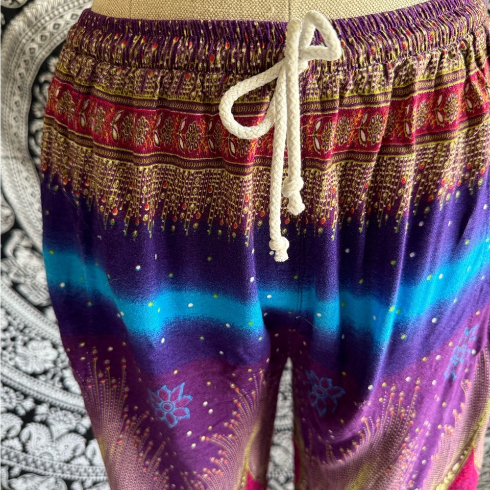Colorful Boho Pants - Picture 3 of 9